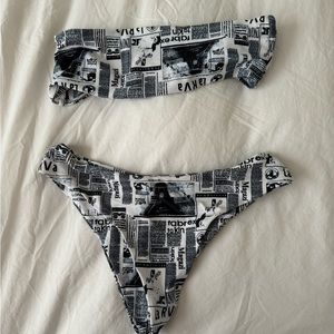 Strapless bikini